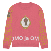 Image 6 of My Madrina Knitted crew neck sweater  (pink)