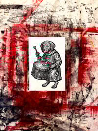 Image 1 of Trommelhund // Kunstdruck