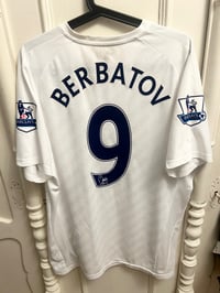 Image 10 of Tottenham Hotspur “BERBATOV 9” 2007/08 125 YRS Home Shirt + PL patches (L)