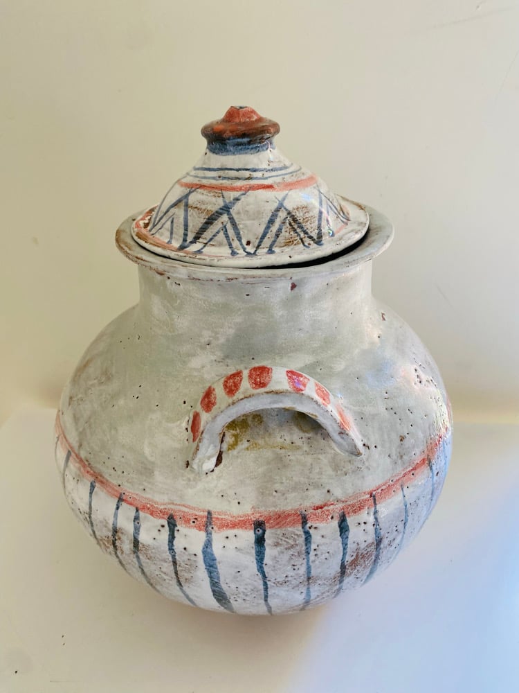 Large Lidded Urn