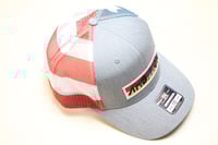 Image 3 of Grey Trucker Stars Hat