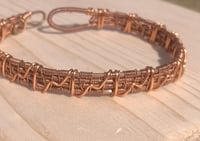 Image 5 of Copper Bangle weaved