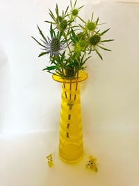 Image 2 of Yellow Glass Vase