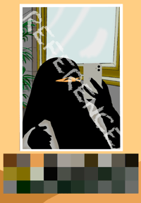 Image 3 of Niqabi Mami paint party kit