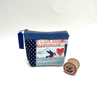Image 1 of Bird & Heart Pouch