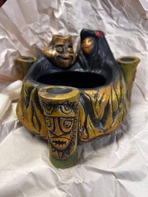 Image of LE 143/150 “I Lava You” Tiki Bowl 2018 By Tiki Diablo & Tahiti Gil