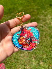 Image 2 of Sidon x Link BOTW/TOTK Legend of Zelda Keychains 3inches