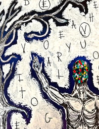 Image 2 of 11x14in. Painting “Acts of Sin”