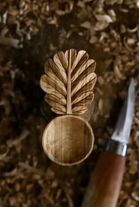 Image 1 of ~ Oak leaf Scoop 