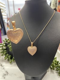 Image 3 of Gold Heart necklace 