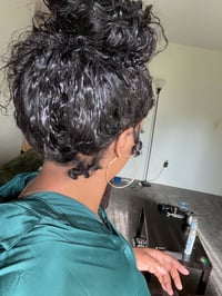 Image 1 of INDIAN CURLY 20 inch FULLY CUSTOMIZED 360 lace wig!