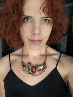 Fire  necklace 