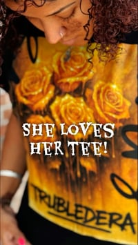 Image 1 of Trubledera Give Me My Flowers While I’m Here DryBlend® T-Shirt