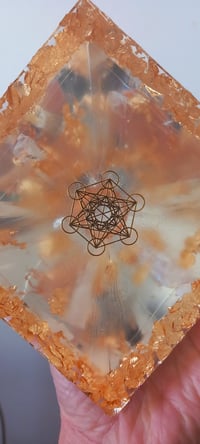 Image 4 of 💥 Géométrie Sacrée: Pyramide énergétique Unique au Nbre D'OR CRISTAL de Vogel 