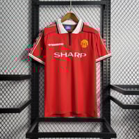 Image 1 of Manchester United 1998/99 Retro Home Jersey