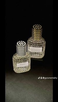 Image 1 of Scent no2 SILVER crystal cut bottles 