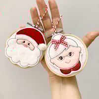 Image 1 of Santa & Mrs Clause Decoration