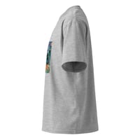 Image 3 of Unisex organic oversized high neck t-shirt with Underwater Ocean