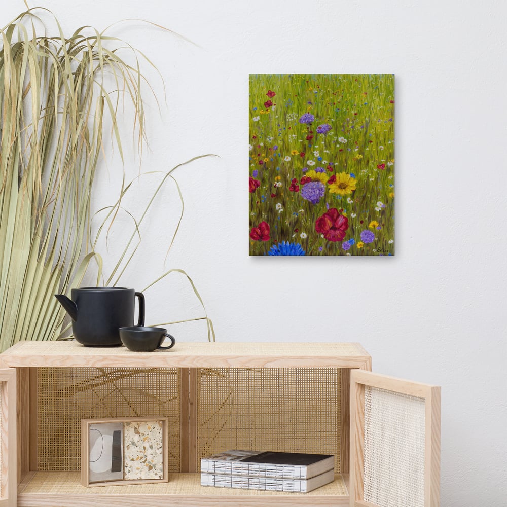 Image of Enchanted Meadow 1 - Print on Canvas
