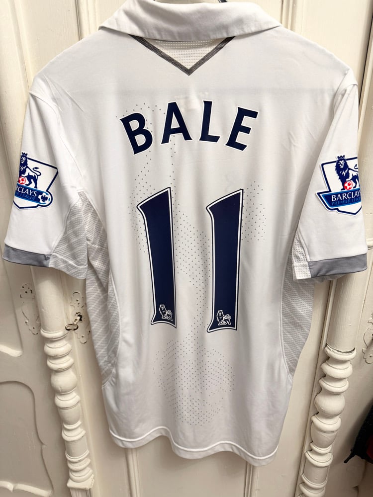 Image of Tottenham Hotspur “BALE 11” 2012/13 Home Shirt +PL patches (M)