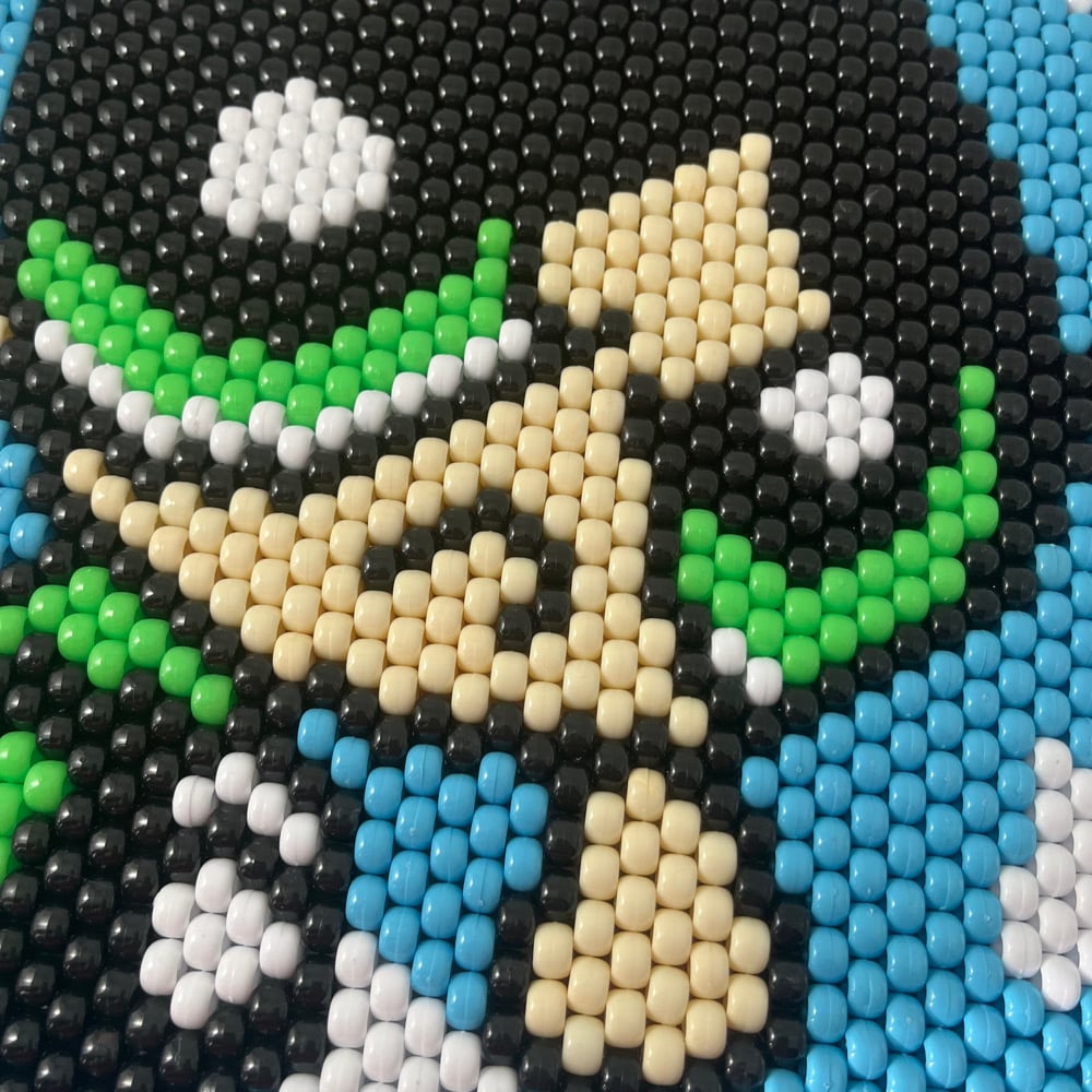 Image of Buttercup PPG Beaded Kandi Tapestry