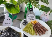 Image 2 of Forest Spirit Tororo Inspired Party Decors Party Supply. Totoro Birthday Place Cards Food Labels