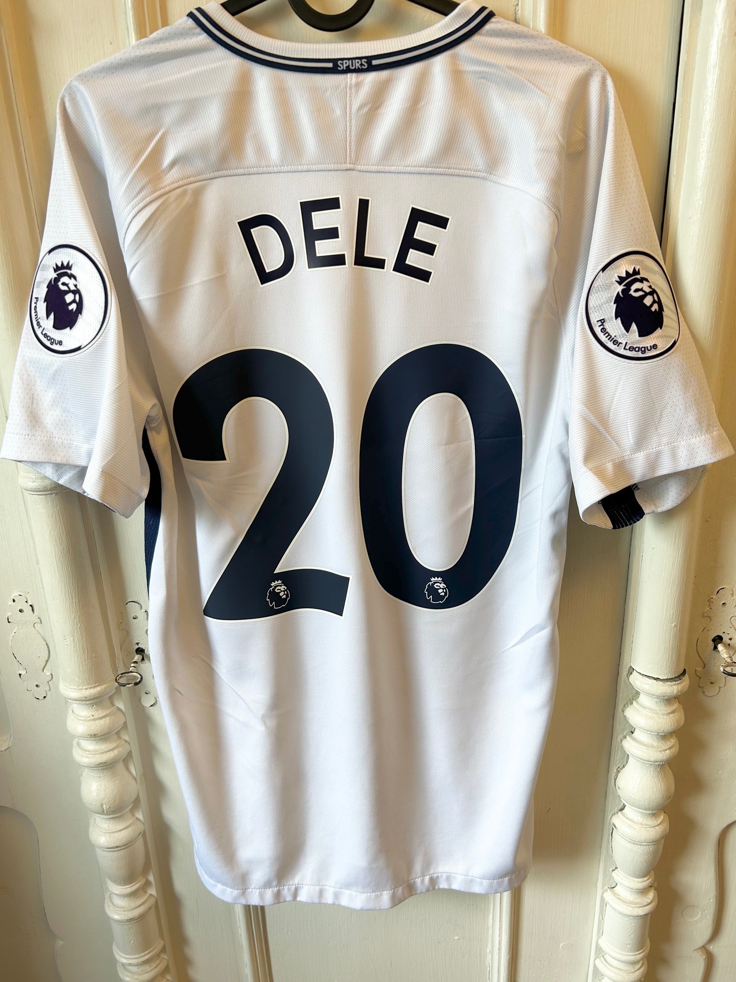 Image of Tottenham Hotspur “DELE 20” 2017/18 Home Shirt + PL patches 