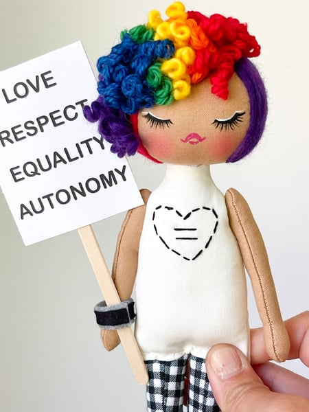 Image of RESERVED FOR TAMARA Pride Collection Little Doll Hollis