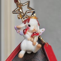 Image 1 of “Olivia” Hand Made Bag Charm PRE-ORDER