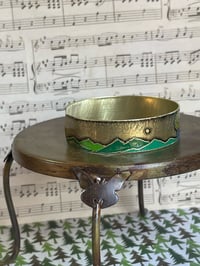 Image 3 of Brass Etched Cuff