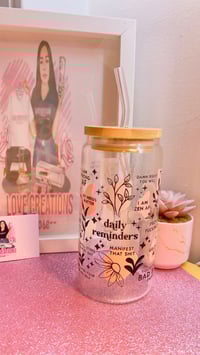 Image 1 of Daily Reminder 16 oz Glass 