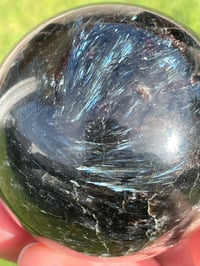 Image 5 of Astrophyllite Sphere #1828