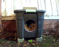 Image 13 of "Purricane Vault" Rapid Insulated Self-Warming Outdoor Cat Shelter