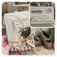 Image 2 of Vintage French envelope of lace samples and booklet