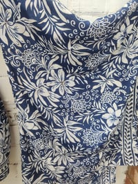 Image 8 of Pefkos co ord sarong set Navy with glitter sparkle