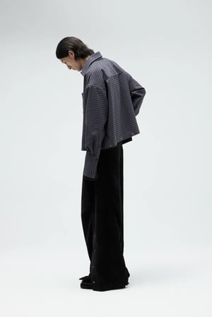 Image of EQUALNEAR - Dawn Shirt Jacket (Purple)