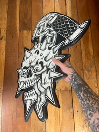 Image 2 of Skull flail painting 