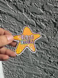 Image 2 of good noodle holographic sticker| waterproof laptop water bottle Stanley