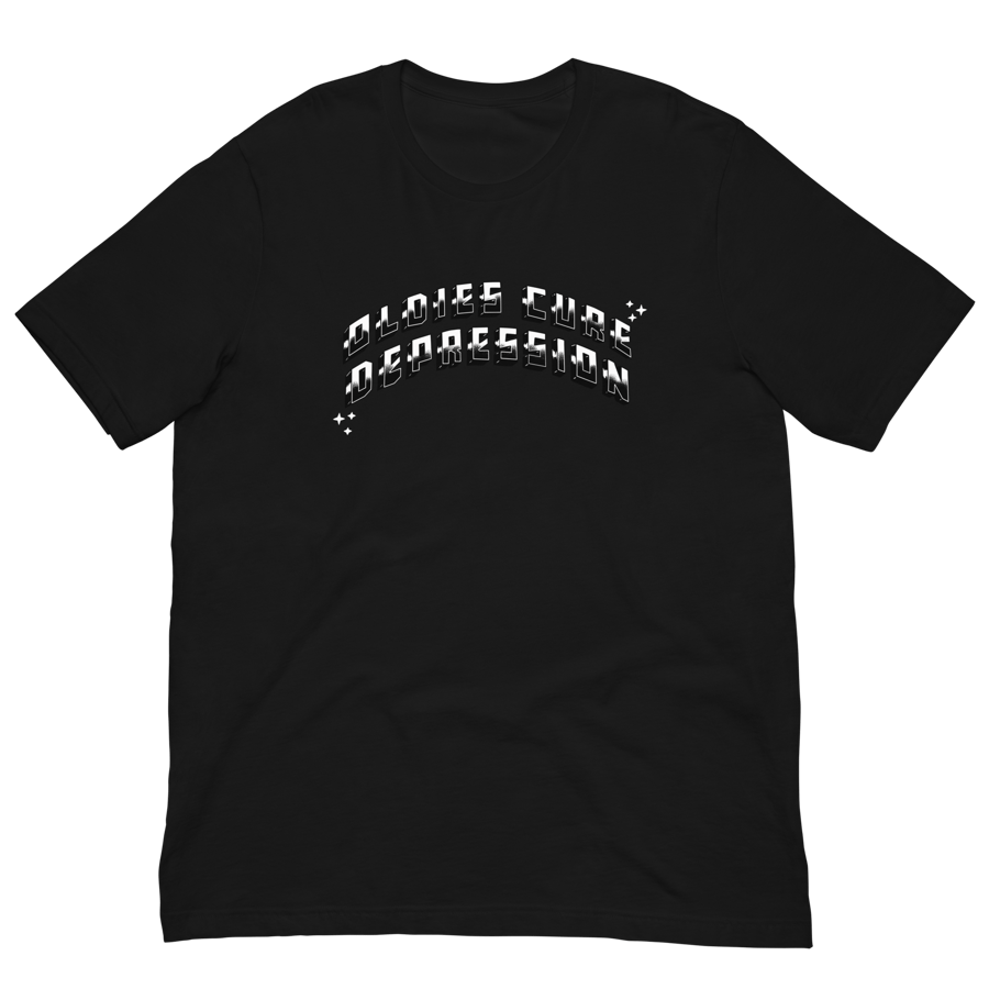 Image of LOWER AZ Oldies Cure Depression Unisex t-shirt