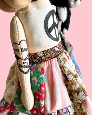 Image of RESERVED FOR ALLISON ART DOLL PEACE