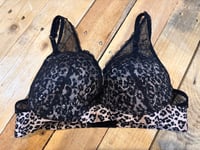 Image 1 of Lace leopard bralette 