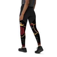 Image 4 of Black BOSSFITTED Sports Leggings