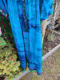 Image 10 of Athena Stevie Maxi Skirt Set Blue- waist goes to 42 inches and pulls tiny size
