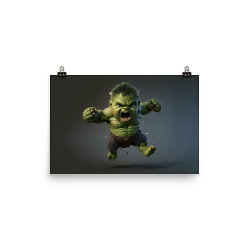 Image of Marvel Babies - Hulk | Photo paper poster