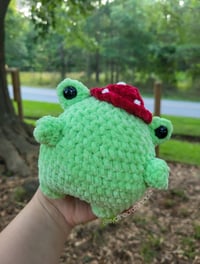 Image 1 of Mushie Frog Plushie (MADE TO ORDER) 