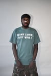 GREEN MAKE LOVE N☮︎T WAR TEE