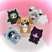 Image 2 of Lads plushy chib stickers 