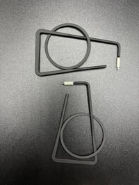 Image 1 of Generic Shape Hoop Earrings 