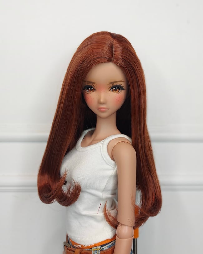 Foxy Red Mid Length Swoop