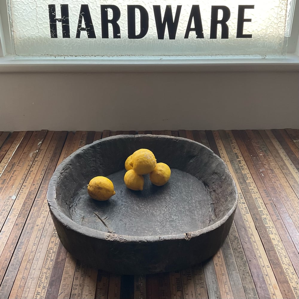 Image of Carved Wooden Bowl